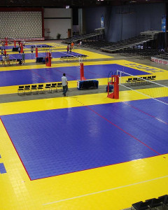 Abierto de Volleyball - Acapulco- Piso sintetico deportivo de Sport Court