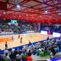 Arena La Paz - La Paz, BCS - Duela Deportiva de CONNOR SPORTS, Tableros para Basquetbol, Equipo para Voleibol y Pizarras de Anotacion.